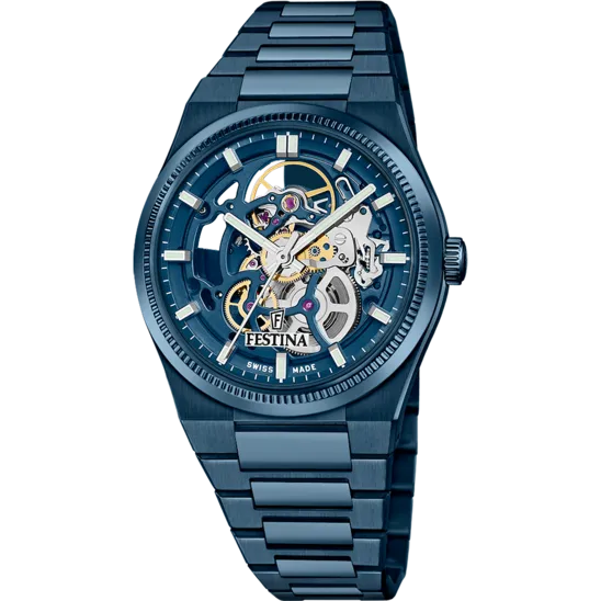 Reloj De Hombre Festina Swiss Made Rivé Sq F20071/1
