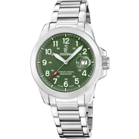 Reloj De Hombre Festina Swiss Made Field Watches F20081/3