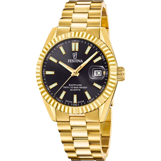 Reloj De Hombre Festina Swiss Made Classics F20086/b
