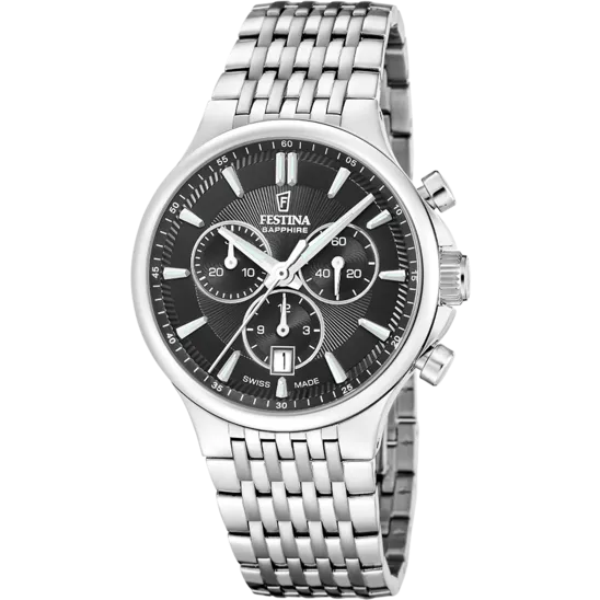 Reloj De Hombre Festina Swiss Made Chrono F20093/4