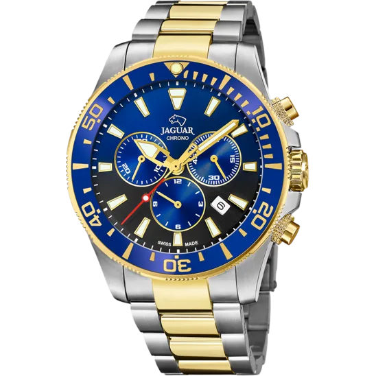Reloj Suizo De Hombre Jaguar Executive Pionnier Azul Negro J862/4