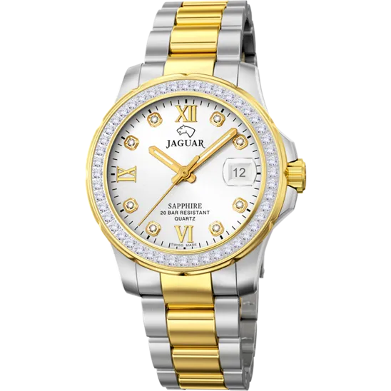 Reloj Suizo De Mujer Jaguar Executive Dame Plata J893/1