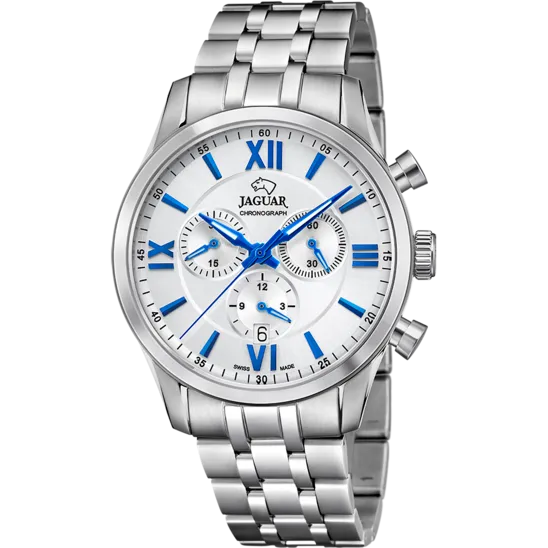 Reloj Suizo De Hombre Jaguar Acamar Chronographe Plata J963/1