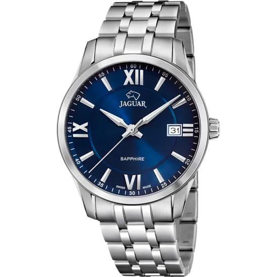 Reloj Suizo Jaguar Acamar Classique Para Hombre, Color Azul J964/2