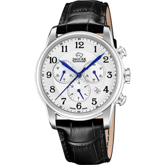 Reloj Suizo De Hombre Jaguar Acamar Chronographe Plata J968/7