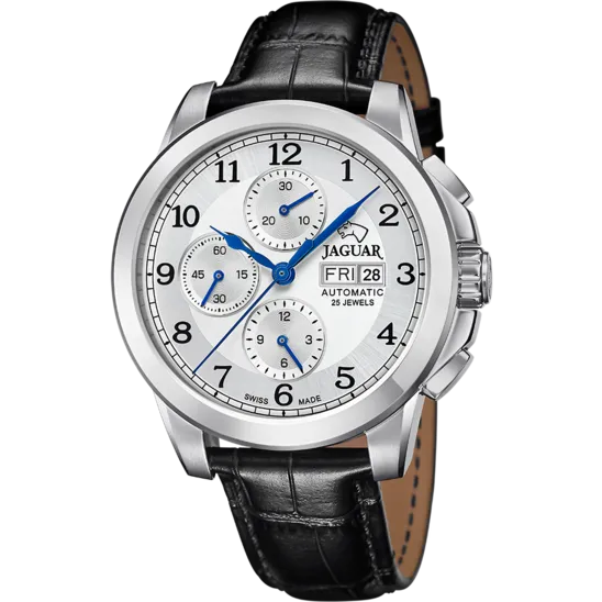 Reloj Suizo De Hombre Jaguar Le Chronographe Plata J975/1