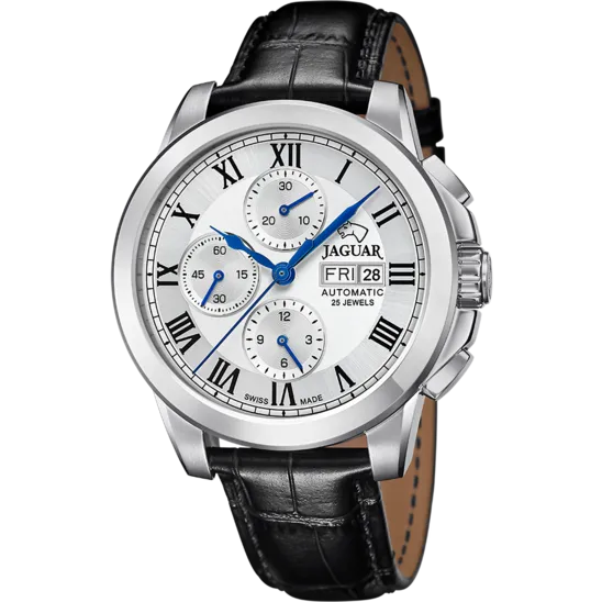 Reloj Suizo De Hombre Jaguar Le Chronographe Plata J975/2