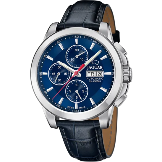Reloj Suizo De Hombre Jaguar Le Chronographe Azul J975/6