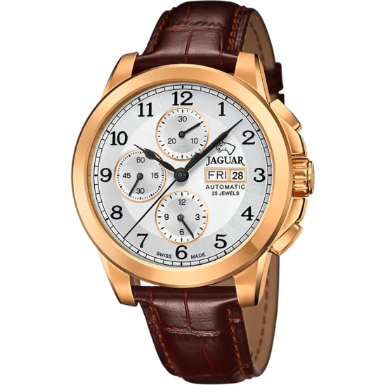 Reloj Suizo De Hombre Jaguar Le Chronographe Plata J977/1
