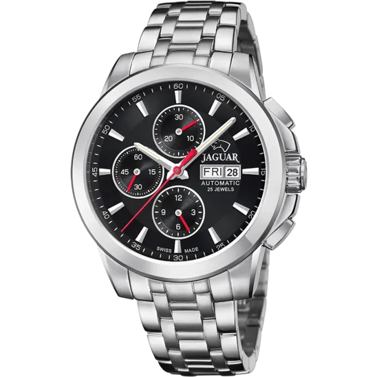 Reloj Suizo De Hombre Jaguar Le Chronographe Negro J978/4
