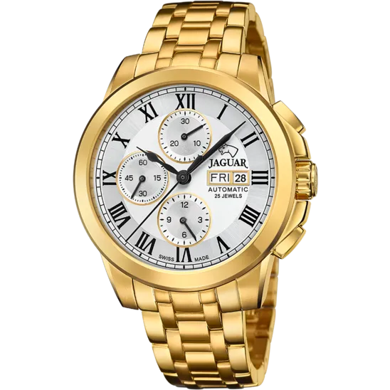 Reloj Suizo De Hombre Jaguar Le Chronographe Plata J979/1