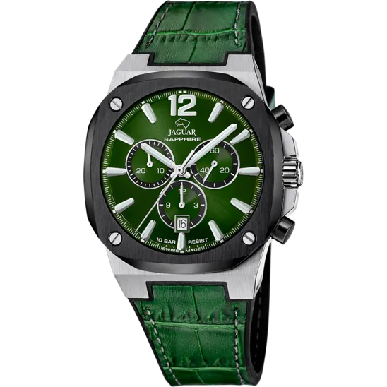 Reloj Jaguar Swiss Made J1026/3 Verde Hombre