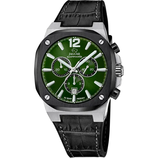 Reloj Jaguar Swiss Made J1026/5 Verde Hombre