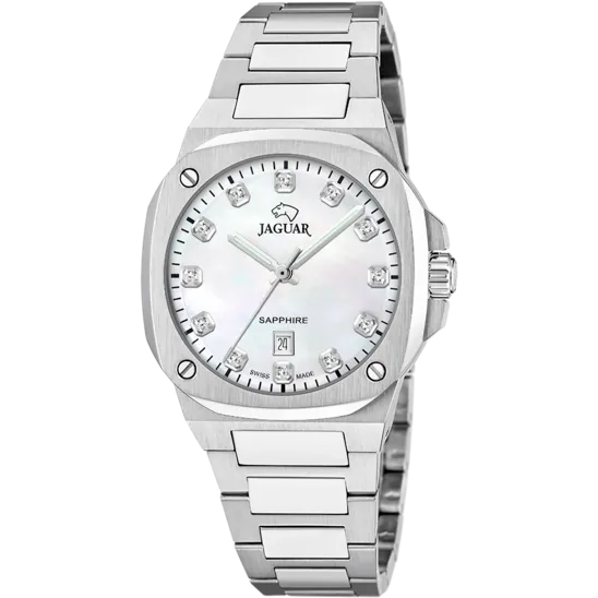 Reloj De Mujer Jaguar Swiss Made Rondcarre J1027/5