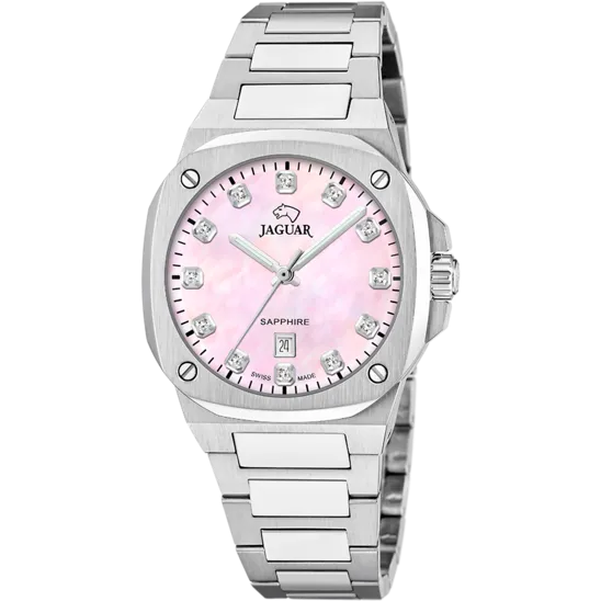 Reloj De Mujer Jaguar Swiss Made Rondcarre J1027/6