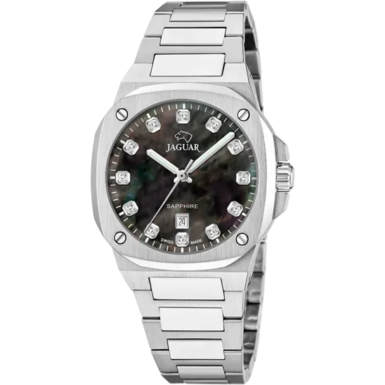 Reloj De Mujer Jaguar Swiss Made Rondcarre J1027/8