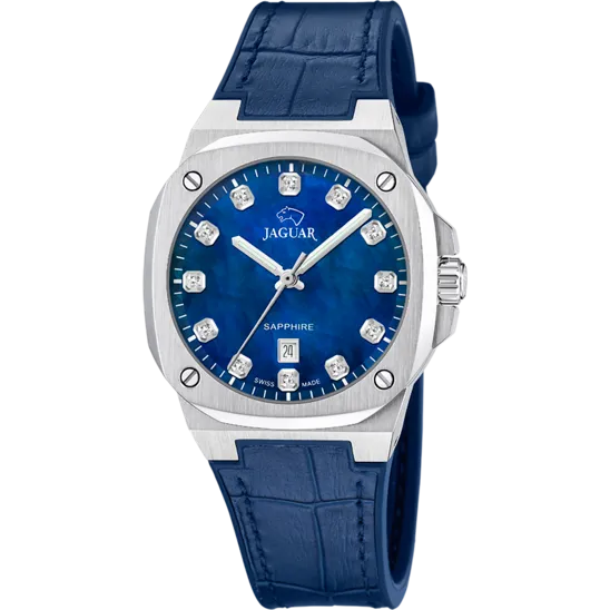 Reloj De Mujer Jaguar Swiss Made Rondcarre J1032/7