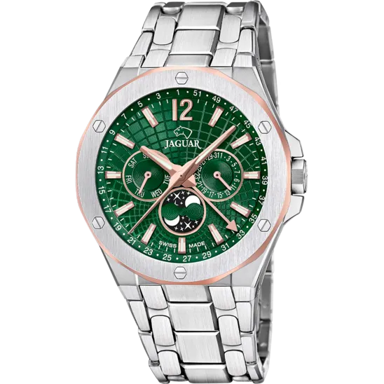Reloj Jaguar Swiss Made J1039/3 Verde Hombre