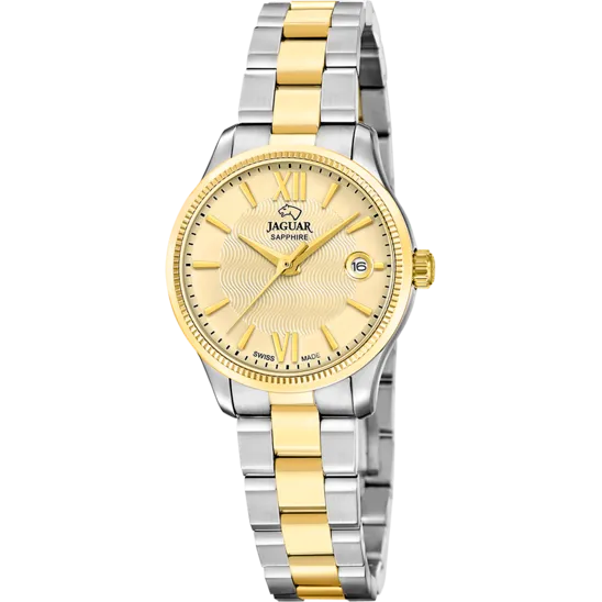 Reloj Jaguar Swiss Made Essentia J1059/3 Dorado Mujer