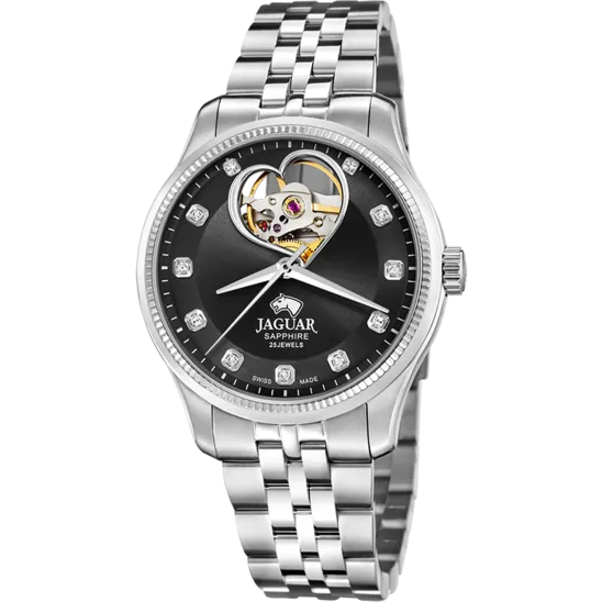 Reloj Suizo De Mujer Jaguar Cœur Negro J994/3