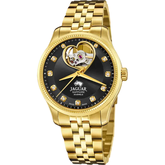 Reloj Suizo De Mujer Jaguar Cœur Negro J996/2