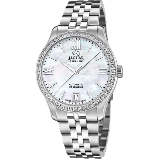 Reloj Suizo De Mujer Jaguar Héritage Blanco J997/1