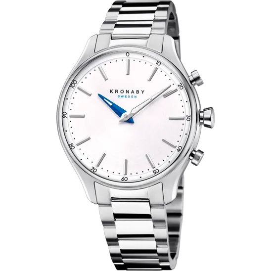 Reloj Kronaby S0556/1 Plateado Brazalete De Acero Inoxidable, Mujer