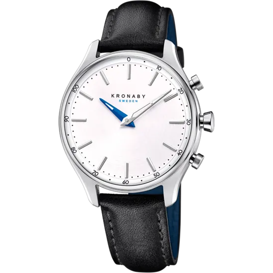 Reloj Kronaby S0657/1 Plateado Correa De Cuero, Mujer