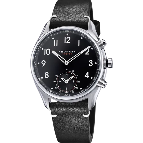Reloj Kronaby S1399/1 Negro Correa De Cuero, Hombre