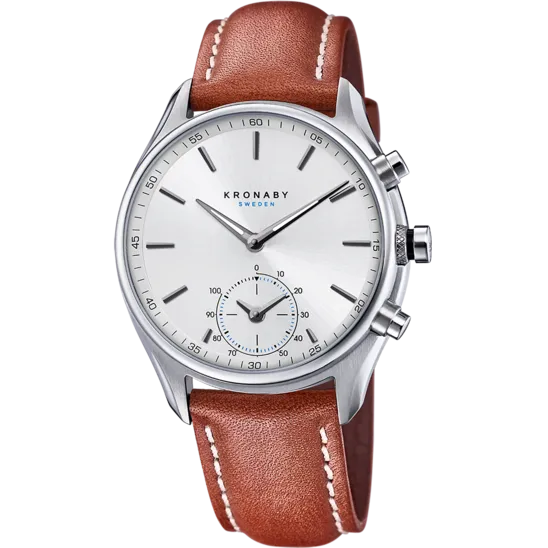 Reloj Kronaby Sekel S3781/5 Gris Correa De Piel, Hombre