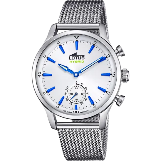 Reloj De Hombre Lotus Connected Con Esfera Plateada 18803/1