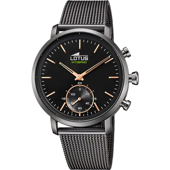 Reloj De Hombre Lotus Connected Con Esfera Negra 18806/1