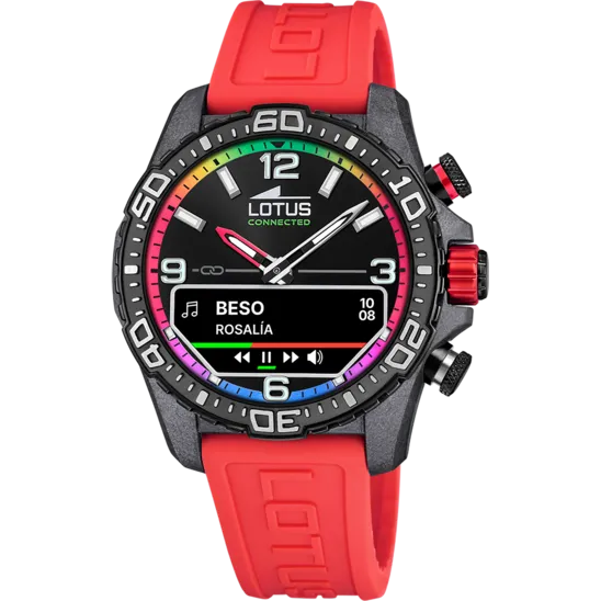 Reloj De Hombre Lotus Connected D Rojo 20000/6