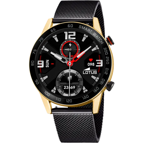 Smartwatch Lotus 50019/1 Brazalete De Acero Inoxidable, Bluetooth, Hombre