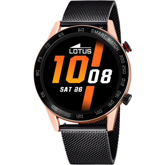 Smartwatch Lotus 50025/1 Brazalete De Acero Inoxidable, Bluetooth, Hombre