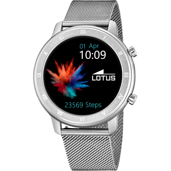 Smartwatch Lotus 50037/1 Brazalete De Acero Inoxidable, Bluetooth, Hombre