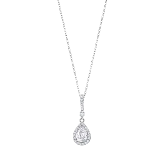 Collar Lotus Silver Pure Essential Lp1592-1/1 Plata, Mujer