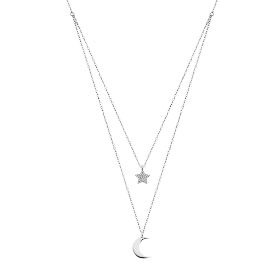 Collar Estrella Lotus Silver Trendy Lp1680-1/4 Plata, Mujer