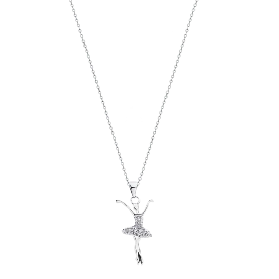 Collar Hada Lotus Silver Fantasy Lp1684-1/1 Plata, Mujer