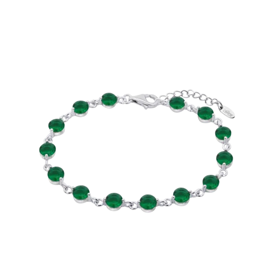 Pulsera Geométrico Lotus Silver Glam Lp1788-2/6 Plata, Mujer