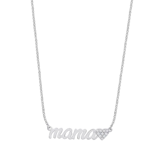 Collar Mamá Lotus Silver Lp1808-1/1 Plata, Mujer