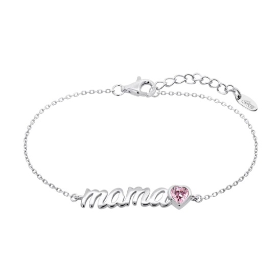 Pulsera Mamá Lotus Silver Lp1808-2/8 Plata, Mujer