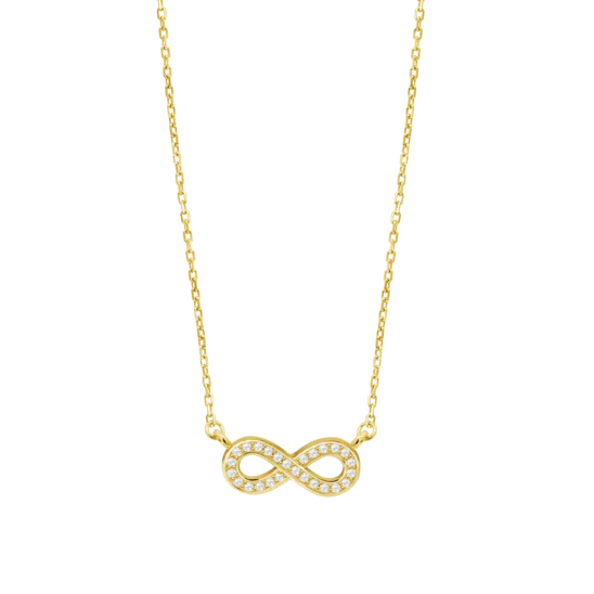 Collar Infinito Lotus Silver Trendy Lp1859-1/2 Plata, Mujer