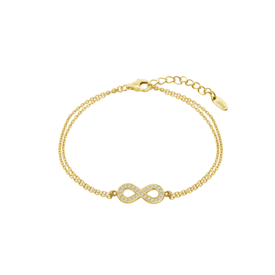 Pulsera Infinito Lotus Silver Trendy Lp1859-2/3 Plata, Mujer