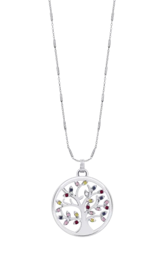 Collar Arbol Vida Lotus Silver Lp1890-1/1 Plata, Mujer