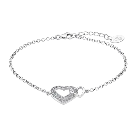 Pulsera Corazón Lotus Silver Moments Lp1917-2/1 Plata, Mujer