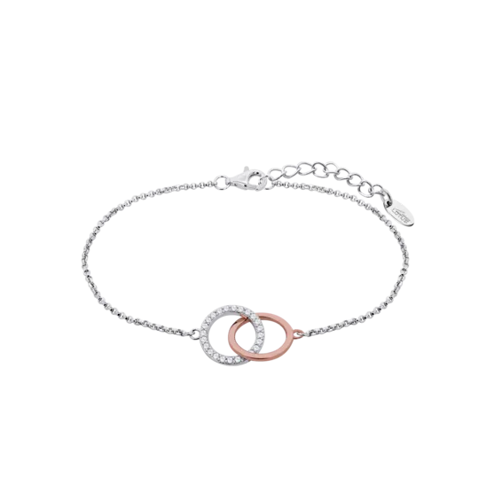 Pulsera Geométrico Lotus Silver Lp1955-2/1 Plata, Mujer