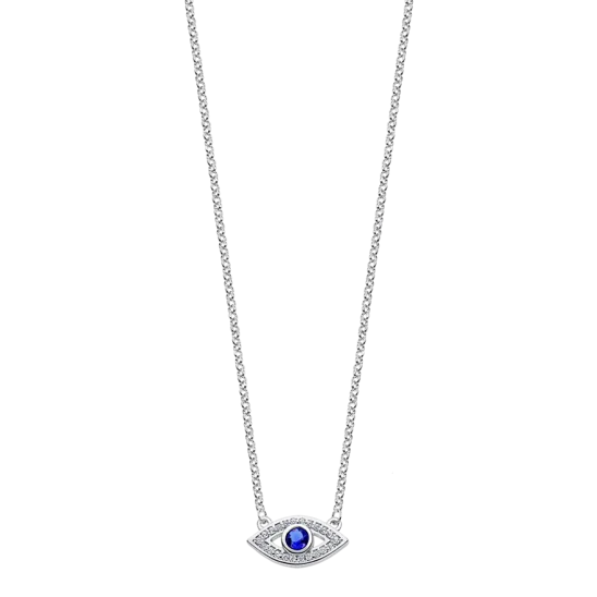 Collar Ojo Turco Lotus Silver Lp1971-1/1 Plata, Mujer