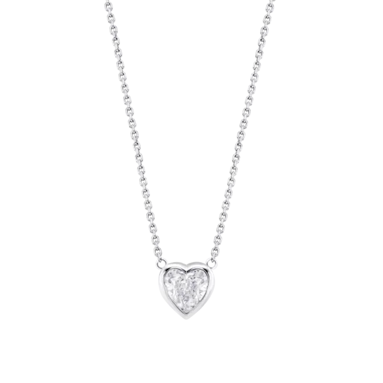Collar Corazón Lotus Silver Charming Lady Lp2000-1/1 Plata, Mujer