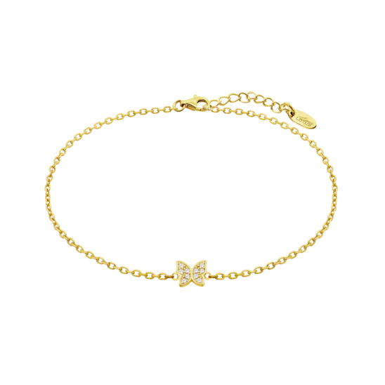 Pulsera Mariposa Lotus Silver Lp3051-2/2 Plata, Mujer